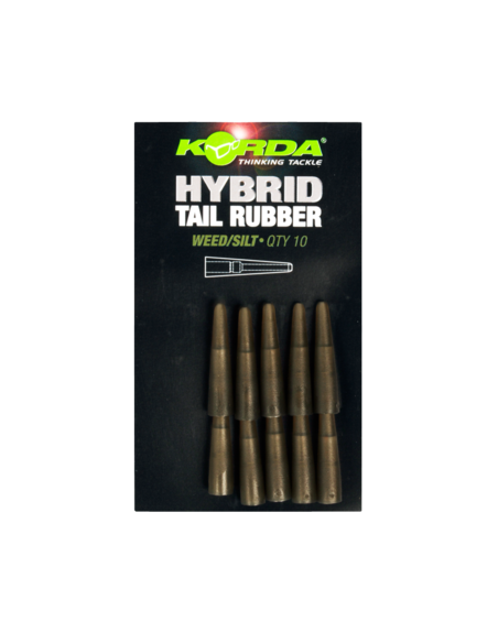 KORDA ACCESSOIRE HYBRID TAIL RUBBER WEED / SILT