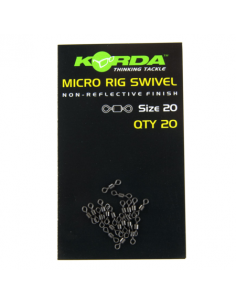 KORDA ONDERLIJNMATERIAAL MICRO RIG SWIVEL 20ST KORDA