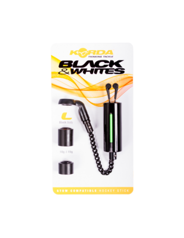 KORDA INDICATOR BLACK & WHITE BOBBINS
