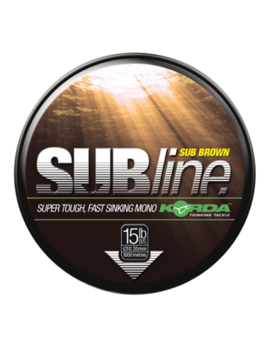 KORDA MONO HOOFDLIJN SUBLINE ULTRA TOUGH 1000M KORDA