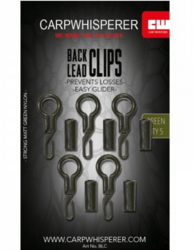 CARP WHISPERER -BACK LEAD CLIPS