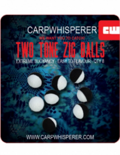 CARP WHISPERER - TWO TONE ZIG BALLS 2