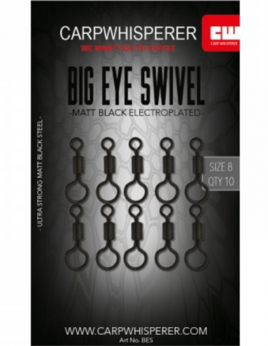 CARP WHISPERER - BIG EYE SWIVELS