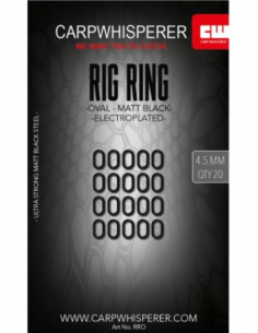 CARP WHISPERER - OVAL RIG RING 4.5MM
