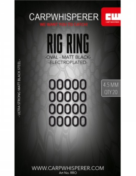 CARP WHISPERER - OVAL RIG RING 4.5MM