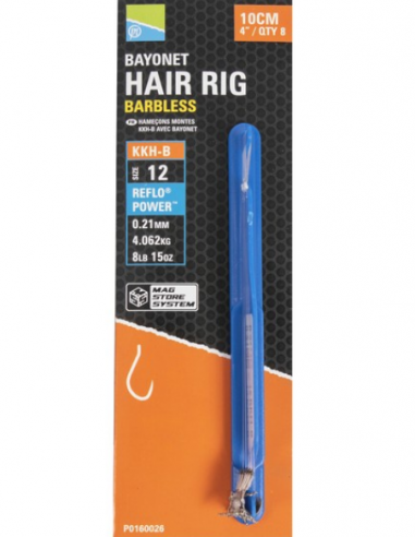 PRESTON ONDERLIJNEN MAG STORE KKH-B BAYONET HAIR RIGS