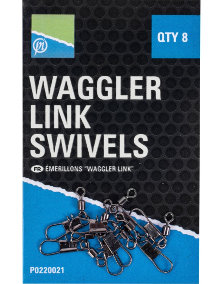 PRESTON WAGGLER LINK SWIVELS