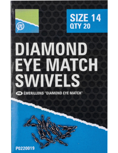 PRESTON EMERILLONS DIAMOND EYE MATCH SWIVELS