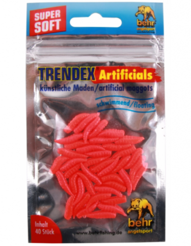 BEHR IMITATION TRENDEX ASTICOTS 40PCS FLUO ROUGE BEHR