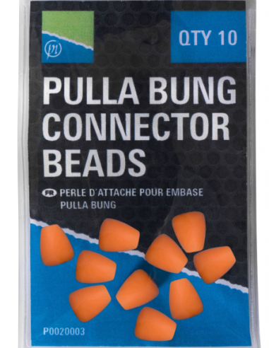 PRESTON ÉLASTIQUE PULLA BUNG CONNECTOR BEADS PRESTON