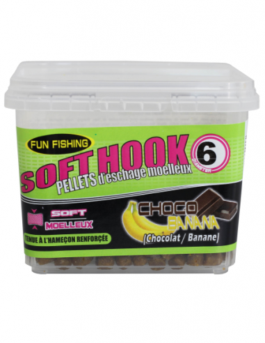 FUN FISHING SOFTHOOK PELLETS CHOCO/BANANA 110GR FUN FISHING