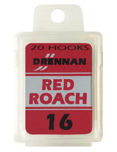 DRENNAN HAKEN RED ROACH BARBED BOX 20ST