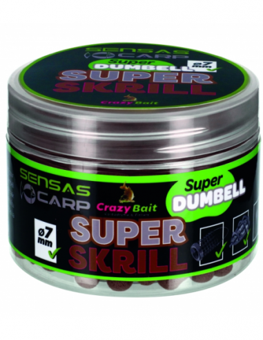 SENSAS SUPER DUMBELL 7MM SUPER SKRILL 80G