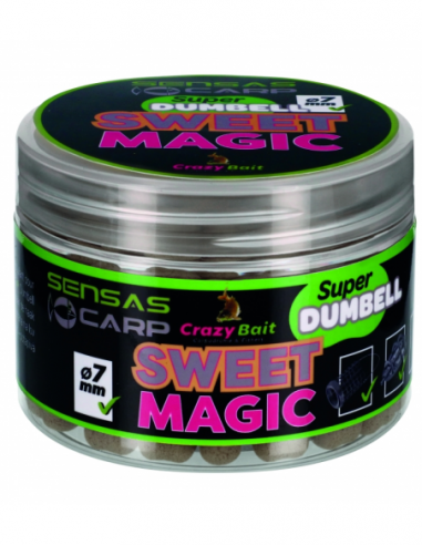 SENSAS SUPER DUMBELL 7MM SWEET MAGIC 80G