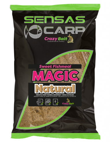 SENSAS LOKVOER SWEET FISHMEAL MAGIC NATURAL 2KG