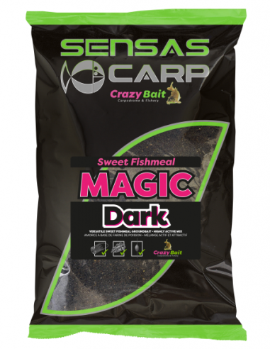 SENSAS AMORCE SWEET FISHMEAL MAGIC DARK 2KG