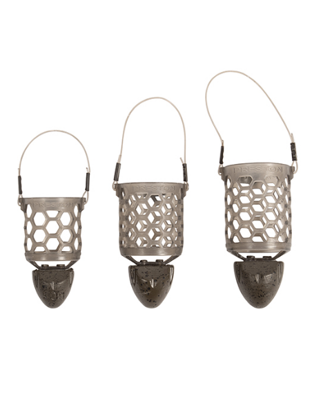 PRESTON CAGE FEEDER HEXMESH PLASTIC BULLET FEEDERS