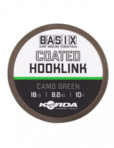 BASIX COATED HOOKLINK CAMO GREEN 10M 2