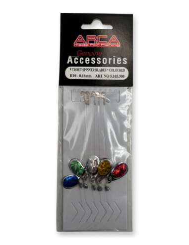 ARCA TROUT CUILLERS SPINNER BLADES - COLOURED