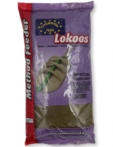 CHAMPION FEED LOKAAS METHOD RANGE SPECIAL 'G' GREEN DARK METHOD MIX 1KG