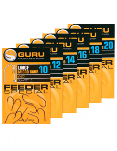 GURU HAMEÇON LWG FEEDER SPECIAL BARBED/EYED