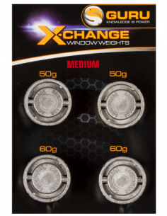 GURU WINDOW FEEDER MEDIUM WEIGHT PACK LIGHT 2x 30GR + 2x 40GR