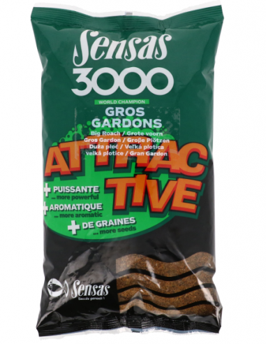 SENSAS 3000 ATTRACTIEF GROTE VOORN 1KG