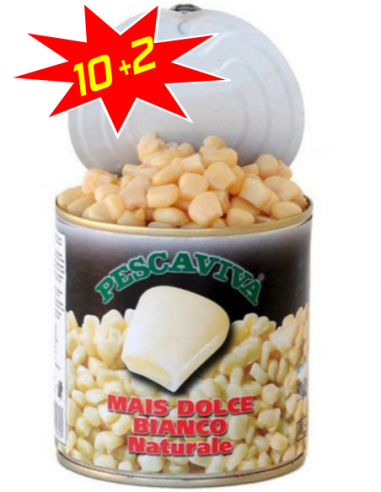 PESCAVIVA PARTIKLES WITTE MAÏS 340GR PESCAVIVA