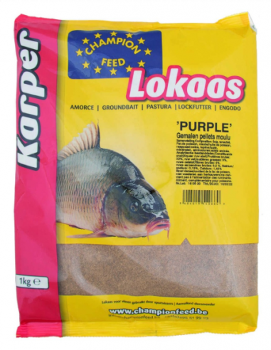 CHAMPION FEED AMORCE PURPLE PELLET MOULU 1KG