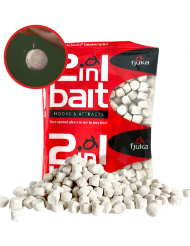 FJUKA BAIT PELLET 2IN1 FATBOY 10MM WHITE FJUKA BAIT