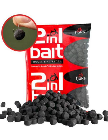 FJUKA BAIT PELLET 2IN1 FATBOY 10MM BLACK FJUKA BAIT