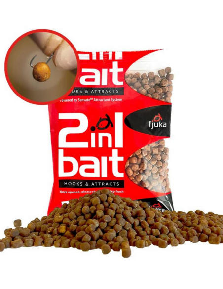 FJUKA BAIT PELLET HOOK & FEED 2IN1 NATURAL FJUKA BAIT