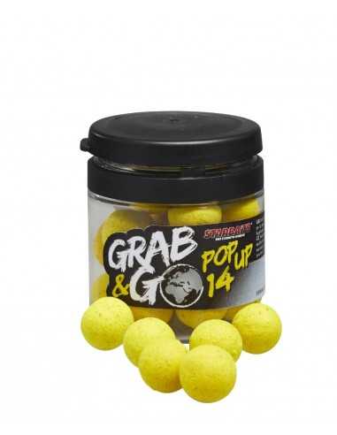 STARBAITS POP UP GRAB & GO GLOBAL PINEAPPLE 14MM FLUO GEEL 20GR STARBAITS