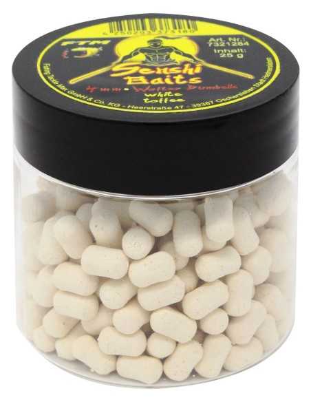 SENSHI BAITS DUMBELLS WHITE TOFFEE 25GR SENSHI BAITS