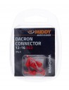 MIDDY ELASTIQUE DACRON CONNECTORS RED 12 - 16 WHOPPER MIDDY
