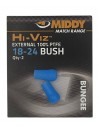 MIDDY ELASTIQUE HI - VIZ EXTERNAL 100% PTFE BUSH BLUE 18 - 24 BUNGEE MIDDY