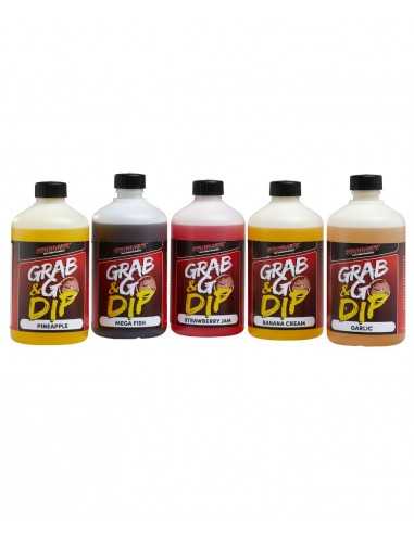 STARBAITS LIQUID GRAB & GO GLOBAL DIP GARLIC 500ML STARBAITS