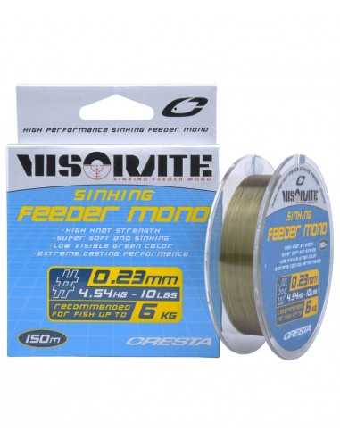 CRESTA FIL DE PÊCHE VISORATE SINKING FEEDER MONO 150M CRESTA