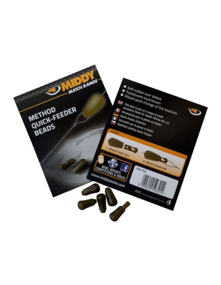 MIDDY METHOD FEEDER QUICK BEADS MIDDY