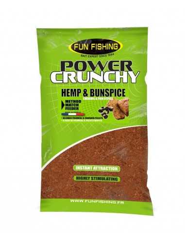 FUN FISHING LOKAAS POWER CRUNCHY HEMP & BUN SPICE 2KG FUN FISHING