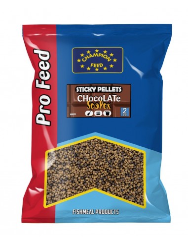 CHAMPION FEED STICKY PELLETS CHOCOLATE SCOPEX 2MM 650GR CHAMPION FEED