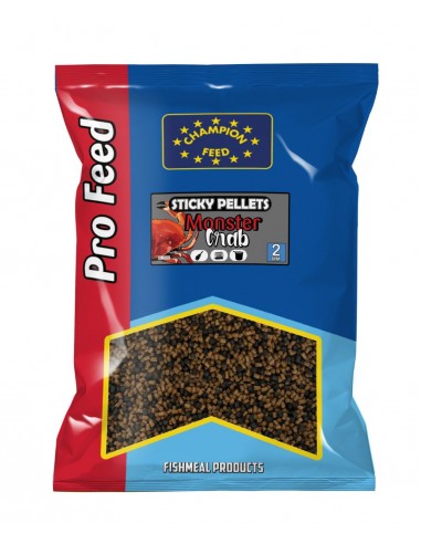CHAMPION FEED STICKY PELLETS MONSTER CRAB 2MM 650GR CHAMPION FEED