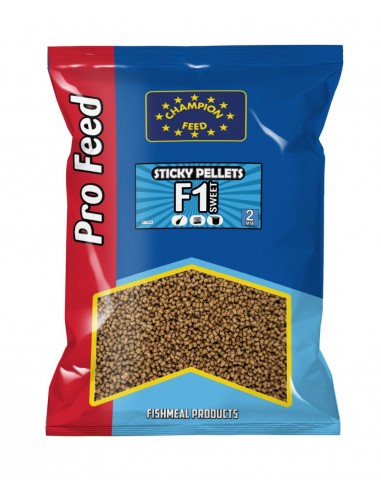 CHAMPION FEED STICKY PELLETS F1 SWEET 2MM 650GR CHAMPION FEED