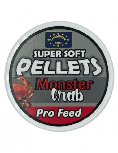CHAMPION FEED SUPER SOFT PELLETS MONSTER CRAB 9MM CHAMPION FEED