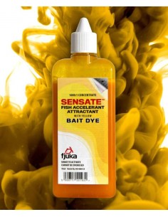FJUKA BAIT LIQUID SENSATE FISH ACCELERANT BAIT DYE YELLOW 95ML