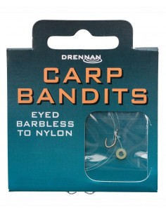 DRENNAN ONDERLIJN CARP BANDITS EYED BARBLESS TO NYLON 30CM DRENNAN