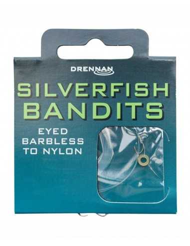 DRENNAN ONDERLIJN SLVERFISH BANDITS EYED BARBLESS TO NYLON 30CM DRENNAN