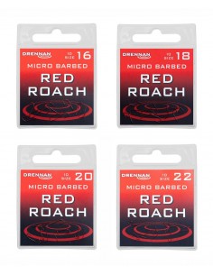DRENNAN HAKEN RED ROACH BARBED 10ST DRENNAN