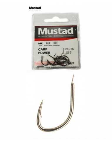 MUSTAD HAKEN MU16-60331 CARP POWER SPADE BARBED MUSTAD