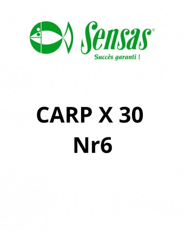 SENSAS SAV CARP X 30 BRIN Nr 6 SENSAS